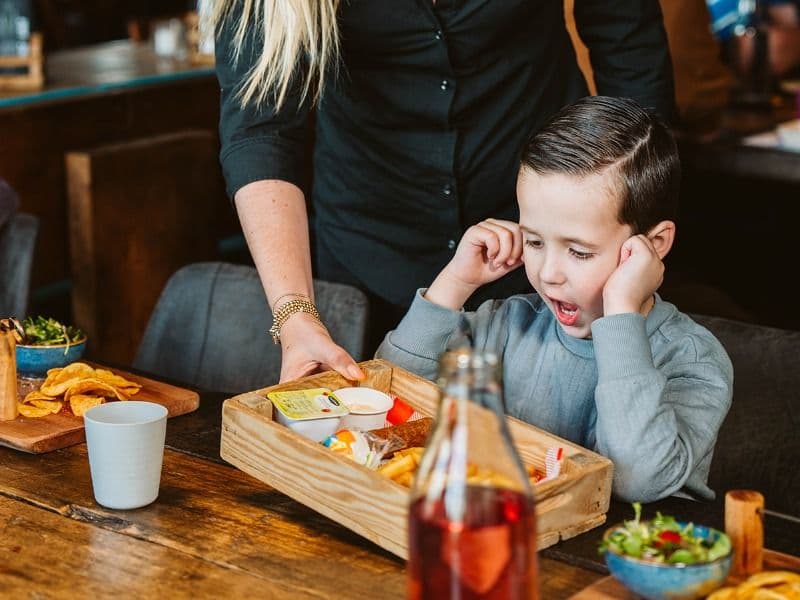 Kindvriendelijke menukaart