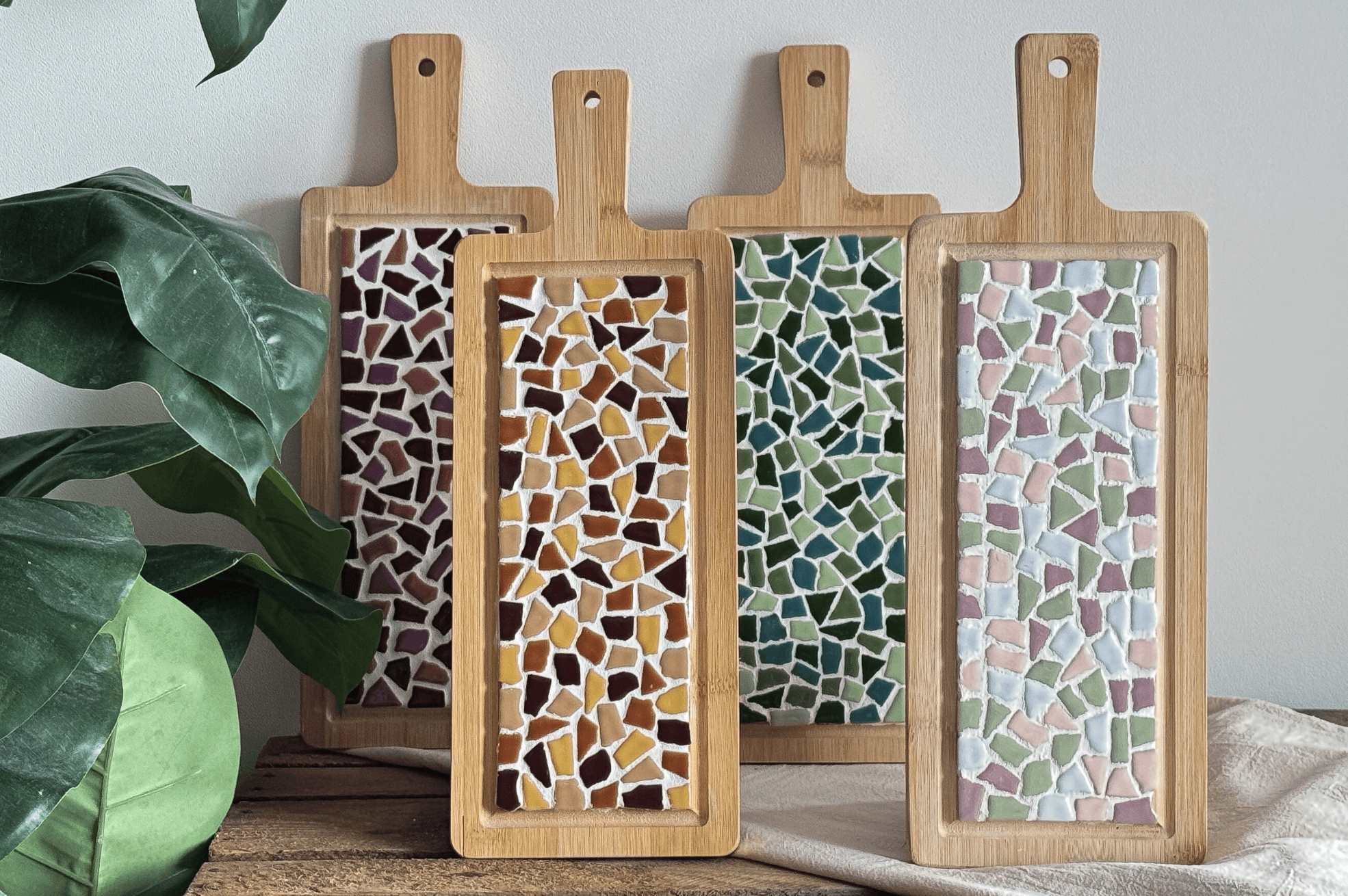 Mozaïek borrelplank